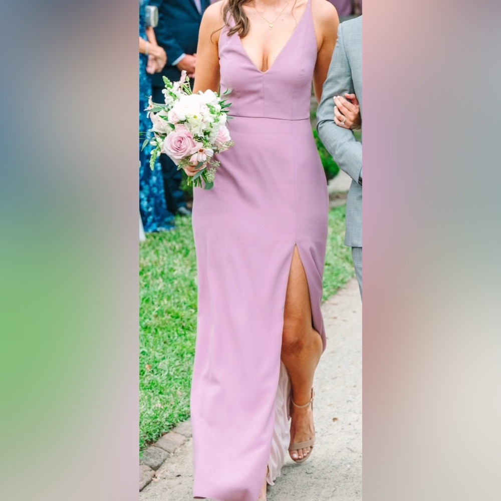 Mauve/dusty pink maxi dress